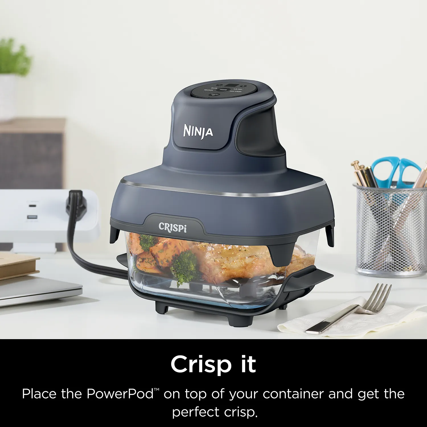 Ninja Crispi 1.4L CleanCrisp Glass Container Pack - Image 4